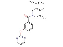 N-allyl-N-(2-methylbenzyl)-3-(pyrimidin-2-yloxy)benzamide