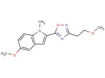 5-methoxy-2-[3-(2-methoxyethyl)-1,2,4-oxadiazol-5-yl]-1-methyl-1H-indole