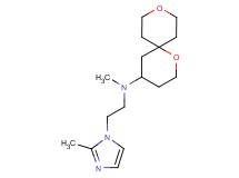 1,9-dioxaspiro[5.5]undec-4-yl(methyl)[2-(2-methyl-1H-imidazol-1-yl)ethyl]amine