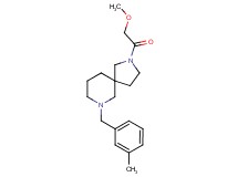 2-(methoxyacetyl)-7-(3-methylbenzyl)-2,7-diazaspiro[4.5]decane
