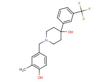 1-(4-hydroxy-3-methylbenzyl)-4-[3-(trifluoromethyl)phenyl]-4-piperidinol