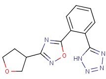 5-{2-[3-(tetrahydrofuran-3-yl)-1,2,4-oxadiazol-5-yl]phenyl}-1H-tetrazole