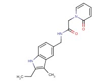 N-[(2-ethyl-3-methyl-1H-indol-5-yl)methyl]-2-(2-oxopyridin-1(2H)-yl)acetamide