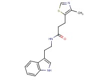 N-[2-(1H-indol-3-yl)ethyl]-3-(4-methyl-1,3-thiazol-5-yl)propanamide