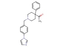 1-{1-[4-(1H-imidazol-1-yl)benzyl]-4-phenyl-4-piperidinyl}ethanone