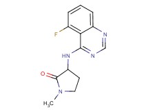 3-[(5-fluoroquinazolin-4-yl)amino]-1-methylpyrrolidin-2-one