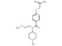 N-(2-methoxyethyl)-N-(1-methylpiperidin-4-yl)-4-[(2-methylprop-2-en-1-yl)oxy]benzamide