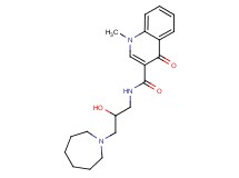 N-(3-azepan-1-yl-2-hydroxypropyl)-1-methyl-4-oxo-1,4-dihydroquinoline-3-carboxamide