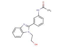 N-{3-[1-(2-hydroxyethyl)-1H-benzimidazol-2-yl]phenyl}acetamide