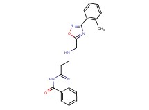 2-[2-({[3-(2-methylphenyl)-1,2,4-oxadiazol-5-yl]methyl}amino)ethyl]quinazolin-4(3H)-one
