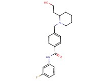 N-(3-fluorophenyl)-4-{[2-(2-hydroxyethyl)piperidin-1-yl]methyl}benzamide