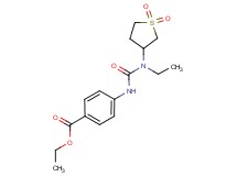ethyl 4-({[(1,1-dioxidotetrahydro-3-thienyl)(ethyl)amino]carbonyl}amino)benzoate