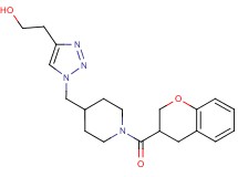 2-(1-{[1-(3,4-dihydro-2H-chromen-3-ylcarbonyl)piperidin-4-yl]methyl}-1H-1,2,3-triazol-4-yl)ethanol