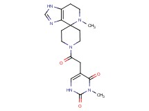 3-methyl-5-[2-(5-methyl-1,5,6,7-tetrahydro-1'H-spiro[imidazo[4,5-c]pyridine-4,4'-piperidin]-1'-yl)-2-oxoethyl]pyrimidine-2,4(1H,3H)-dione