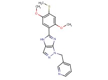 5-[2,5-dimethoxy-4-(methylthio)phenyl]-1-(pyridin-3-ylmethyl)-1,4-dihydroimidazo[4,5-c]pyrazole