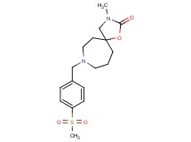 3-methyl-8-[4-(methylsulfonyl)benzyl]-1-oxa-3,8-diazaspiro[4.6]undecan-2-one