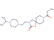 3-[2-(4-isopropylpiperazin-1-yl)ethyl]-8-propionyl-1-oxa-3,8-diazaspiro[4.5]decan-2-one