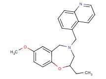 2-ethyl-7-methoxy-4-(5-quinolinylmethyl)-2,3,4,5-tetrahydro-1,4-benzoxazepine