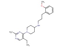 1-(5-ethyl-2-methylpyrimidin-4-yl)-N-[3-(2-methoxyphenyl)propyl]piperidin-4-amine