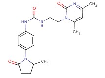 N-[2-(4,6-dimethyl-2-oxopyrimidin-1(2H)-yl)ethyl]-N'-[4-(2-methyl-5-oxopyrrolidin-1-yl)phenyl]urea