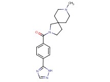 8-methyl-2-[4-(1H-1,2,4-triazol-5-yl)benzoyl]-2,8-diazaspiro[4.5]decane
