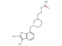 N-(2-{1-[(2,3-dimethyl-1H-indol-7-yl)methyl]piperidin-3-yl}ethyl)acetamide