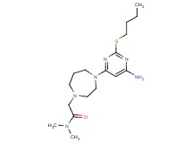 2-{4-[6-amino-2-(butylthio)pyrimidin-4-yl]-1,4-diazepan-1-yl}-N,N-dimethylacetamide
