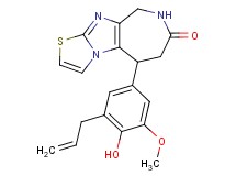 5-(3-allyl-4-hydroxy-5-methoxyphenyl)-5,6,8,9-tetrahydro-7H-[1,3]thiazolo[3',2':1,2]imidazo[4,5-c]azepin-7-one