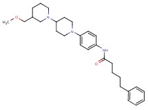 N-{4-[3-(methoxymethyl)-1,4'-bipiperidin-1'-yl]phenyl}-5-phenylpentanamide