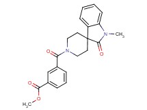 methyl 3-[(1-methyl-2-oxo-1,2-dihydro-1'H-spiro[indole-3,4'-piperidin]-1'-yl)carbonyl]benzoate