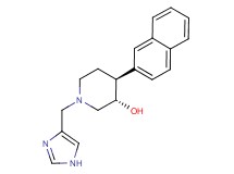 (3S*,4S*)-1-(1H-imidazol-4-ylmethyl)-4-(2-naphthyl)piperidin-3-ol
