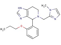 5-[(1-methyl-1H-imidazol-2-yl)methyl]-4-(2-propoxyphenyl)-4,5,6,7-tetrahydro-1H-imidazo[4,5-c]pyridine