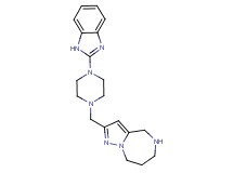 2-{[4-(1H-benzimidazol-2-yl)-1-piperazinyl]methyl}-5,6,7,8-tetrahydro-4H-pyrazolo[1,5-a][1,4]diazepine dihydrochloride