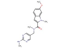 6-methoxy-N,1-dimethyl-N-{[2-(methylamino)pyrimidin-5-yl]methyl}-1H-indole-2-carboxamide