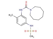 N-{2-methyl-5-[(methylsulfonyl)amino]phenyl}azocane-1-carboxamide