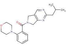 2-isobutyl-6-(2-morpholin-4-ylbenzoyl)-6,7-dihydro-5H-pyrrolo[3,4-d]pyrimidine