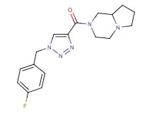 2-{[1-(4-fluorobenzyl)-1H-1,2,3-triazol-4-yl]carbonyl}octahydropyrrolo[1,2-a]pyrazine