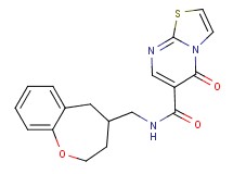 5-oxo-N-(2,3,4,5-tetrahydro-1-benzoxepin-4-ylmethyl)-5H-[1,3]thiazolo[3,2-a]pyrimidine-6-carboxamide