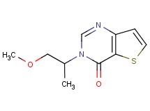 3-(2-methoxy-1-methylethyl)thieno[3,2-d]pyrimidin-4(3H)-one