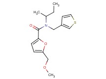 N-(sec-butyl)-5-(methoxymethyl)-N-(3-thienylmethyl)-2-furamide