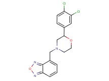 4-{[2-(3,4-dichlorophenyl)morpholin-4-yl]methyl}-2,1,3-benzoxadiazole