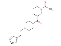 1-[(1-acetyl-3-piperidinyl)carbonyl]-4-[2-(1H-pyrrol-1-yl)ethyl]piperazine