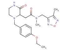 2-[1-(4-ethoxybenzyl)-3-oxo-2-piperazinyl]-N-methyl-N-[(4-methyl-1,2,5-oxadiazol-3-yl)methyl]acetamide