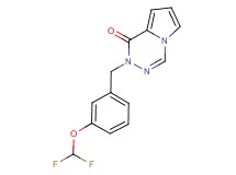 2-[3-(difluoromethoxy)benzyl]pyrrolo[1,2-d][1,2,4]triazin-1(2H)-one