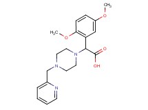 (2,5-dimethoxyphenyl)[4-(pyridin-2-ylmethyl)piperazin-1-yl]acetic acid