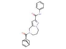 5-[(1R*,2S*,4R*)-bicyclo[2.2.1]hept-5-en-2-ylcarbonyl]-N-phenyl-5,6,7,8-tetrahydro-4H-pyrazolo[1,5-a][1,4]diazepine-2-carboxamide