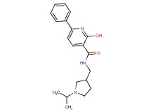 2-hydroxy-N-[(1-isopropyl-3-pyrrolidinyl)methyl]-6-phenylnicotinamide