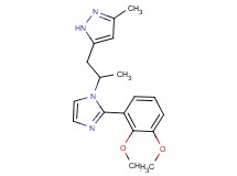 5-{2-[2-(2,3-dimethoxyphenyl)-1H-imidazol-1-yl]propyl}-3-methyl-1H-pyrazole