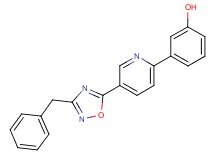 3-[5-(3-benzyl-1,2,4-oxadiazol-5-yl)pyridin-2-yl]phenol
