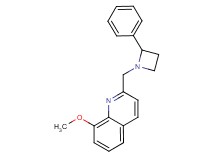 8-methoxy-2-[(2-phenylazetidin-1-yl)methyl]quinoline